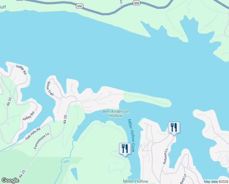 map of restaurants, bars, coffee shops, grocery stores, and more near 5940 Baydy Peak Road in Osage Beach