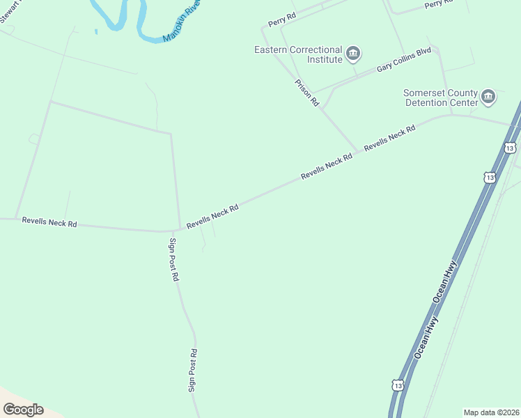 map of restaurants, bars, coffee shops, grocery stores, and more near 30105 Revells Neck Road in Westover