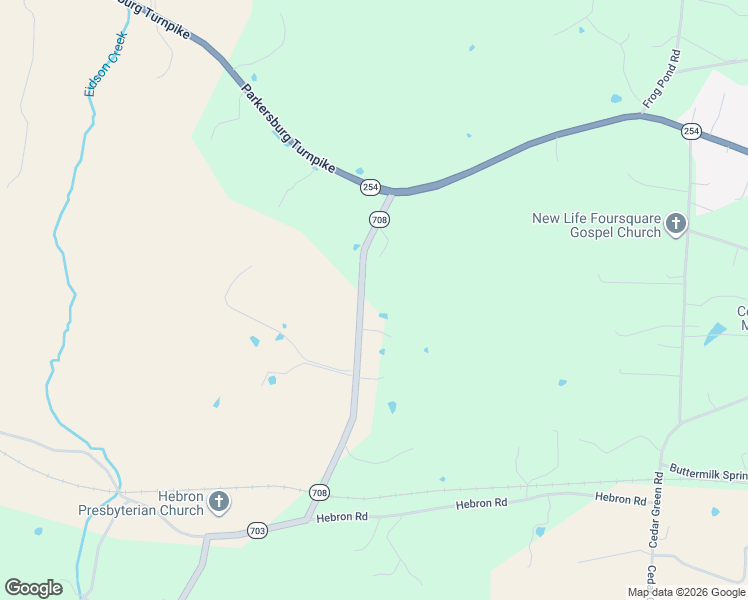 map of restaurants, bars, coffee shops, grocery stores, and more near 106 Miss Phillips Road in Swoope