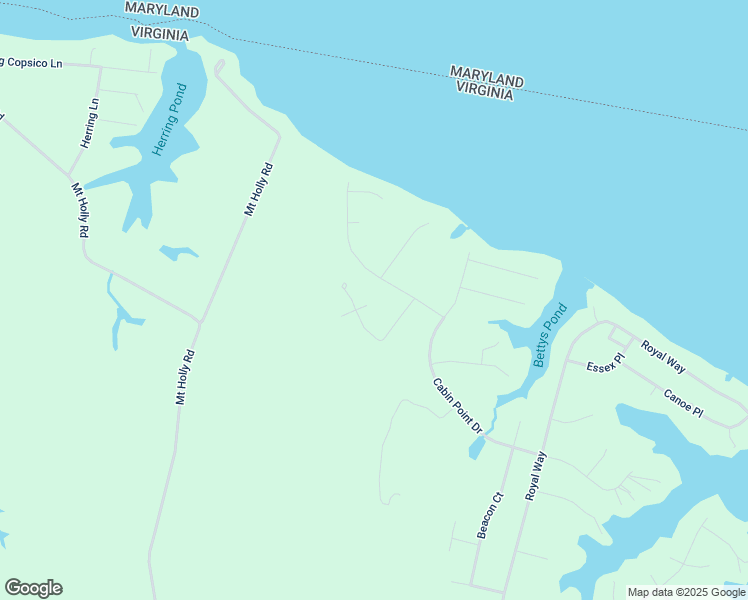map of restaurants, bars, coffee shops, grocery stores, and more near 45 Jaws Court in Montross