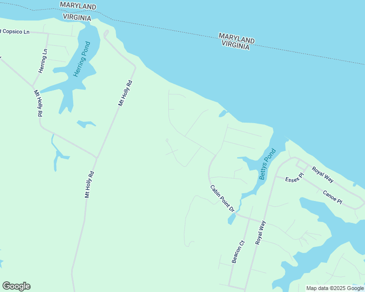 map of restaurants, bars, coffee shops, grocery stores, and more near 45 Jaws Court in Montross