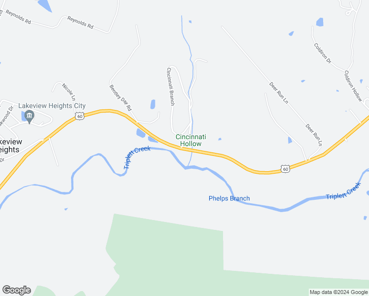 map of restaurants, bars, coffee shops, grocery stores, and more near 4035 U.S. 60 in Morehead