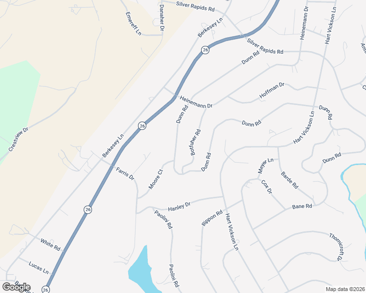 map of restaurants, bars, coffee shops, grocery stores, and more near 3299 Dunn Road in Valley Springs