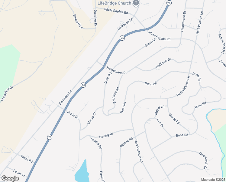 map of restaurants, bars, coffee shops, grocery stores, and more near 3229 Dunn Road in Valley Springs