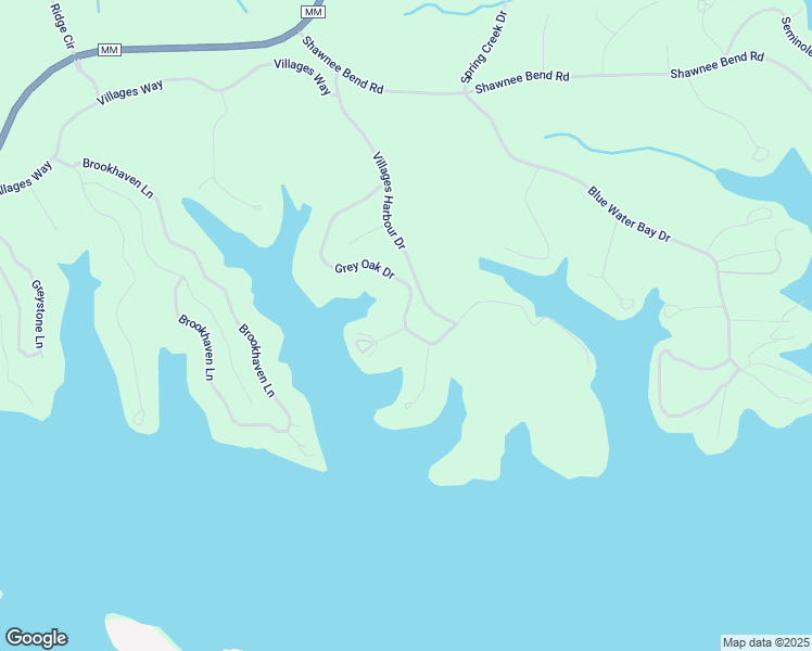 map of restaurants, bars, coffee shops, grocery stores, and more near 499 Grey Oak Dr in Sunrise Beach