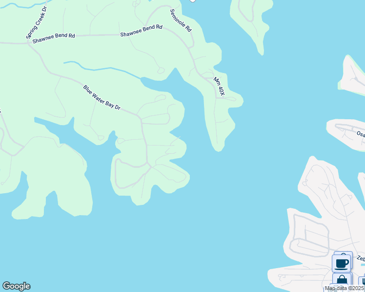 map of restaurants, bars, coffee shops, grocery stores, and more near 164 Sac Road in Sunrise Beach