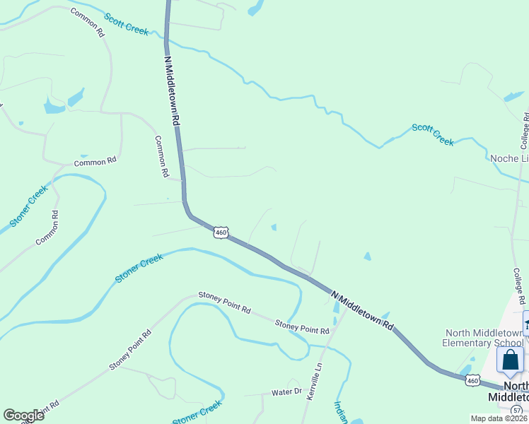 map of restaurants, bars, coffee shops, grocery stores, and more near 3003 North Middletown Road in Paris