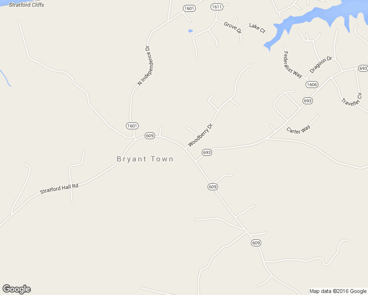 map of restaurants, bars, coffee shops, grocery stores, and more near 3399 Stratford Hall Road in Montross