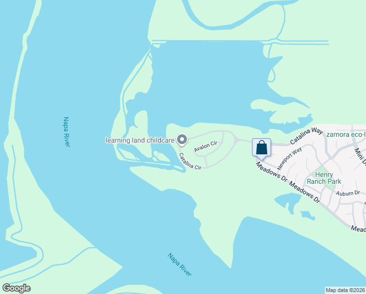 map of restaurants, bars, coffee shops, grocery stores, and more near 696 Catalina Circle in Vallejo