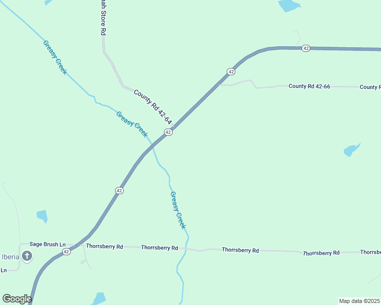 map of restaurants, bars, coffee shops, grocery stores, and more near 116 State Highway 42 in Dixon