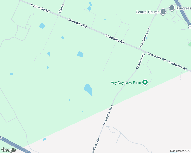 map of restaurants, bars, coffee shops, grocery stores, and more near 2301 North Yarnallton Pike in Lexington