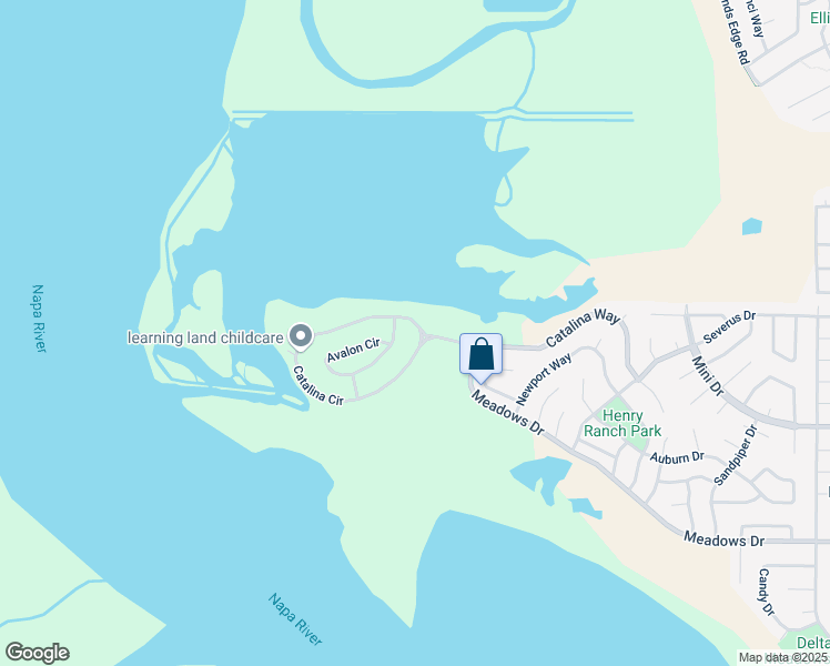 map of restaurants, bars, coffee shops, grocery stores, and more near 512 Catalina Circle in Vallejo