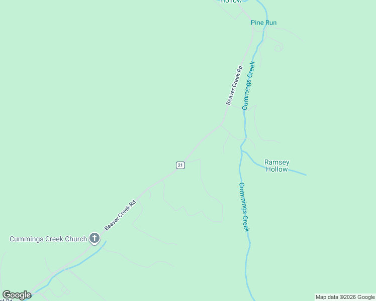 map of restaurants, bars, coffee shops, grocery stores, and more near 3136 Beaver Creek Road in Marlinton