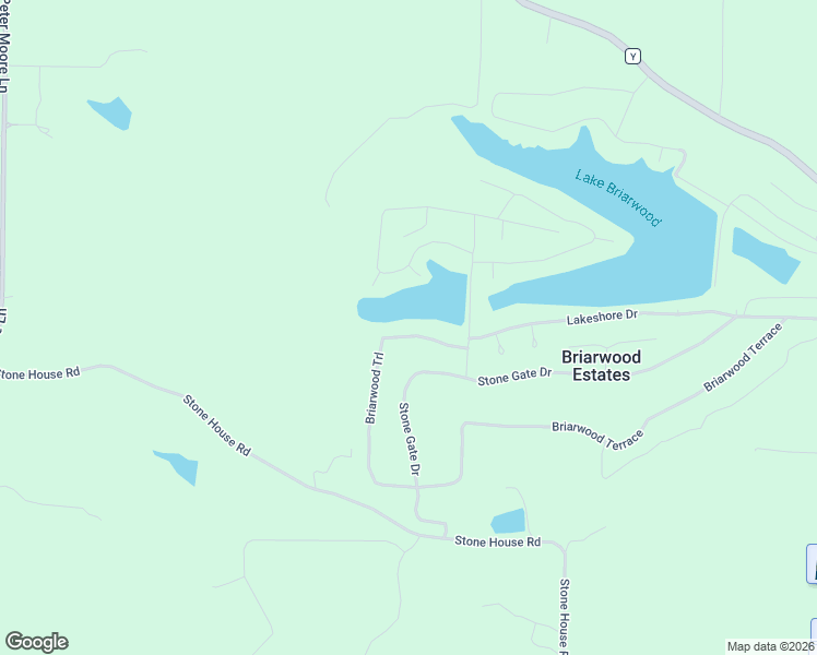 map of restaurants, bars, coffee shops, grocery stores, and more near 596 Briarwood Terrace in De Soto
