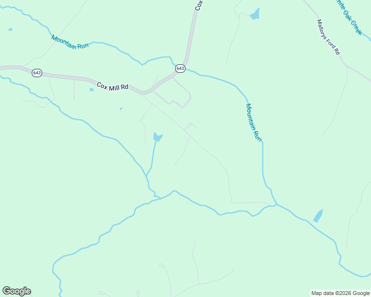 map of restaurants, bars, coffee shops, grocery stores, and more near Bulldozer Road in Gordonsville