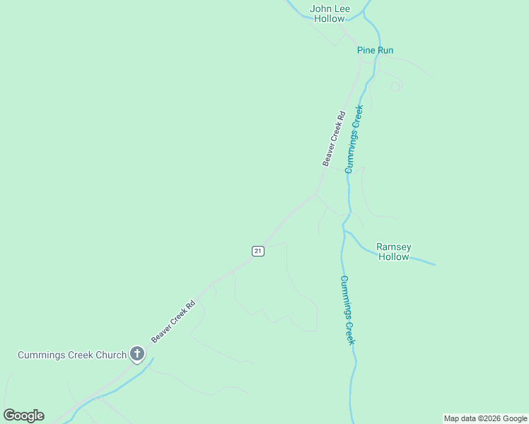 map of restaurants, bars, coffee shops, grocery stores, and more near 3136 Beaver Creek Road in Marlinton