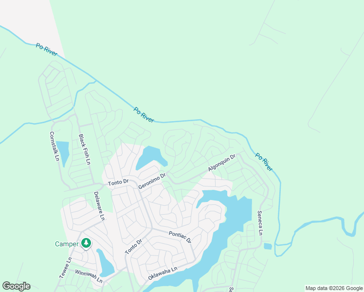 map of restaurants, bars, coffee shops, grocery stores, and more near Oswego Lane in Spotsylvania County