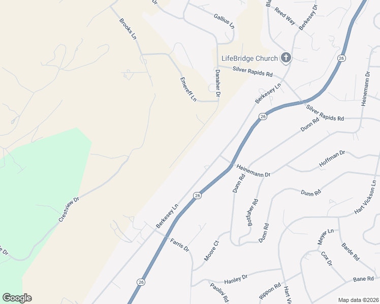 map of restaurants, bars, coffee shops, grocery stores, and more near 2629 Danaher Drive in Valley Springs