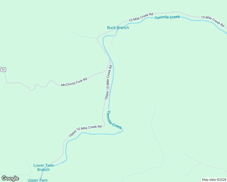 map of restaurants, bars, coffee shops, grocery stores, and more near 529 10 Mile Creek Road in Branchland