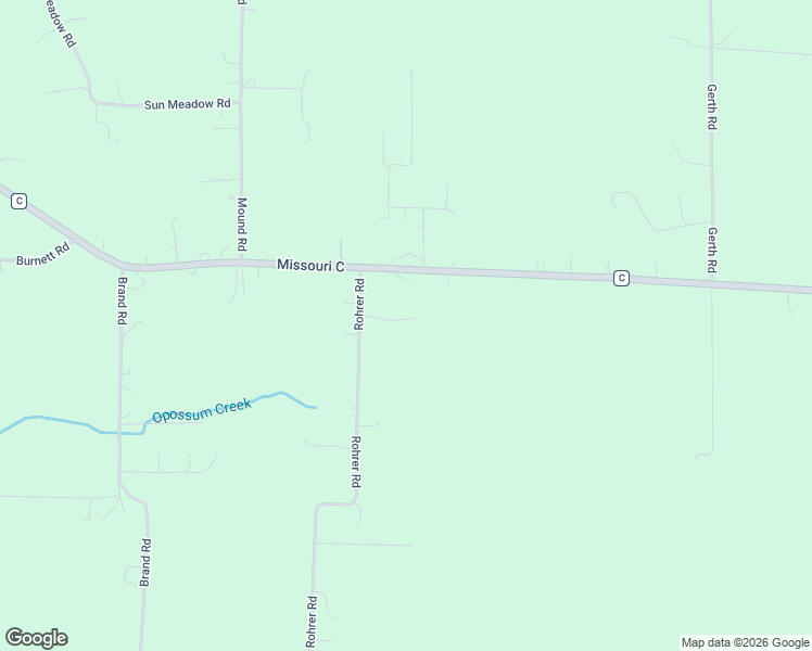 map of restaurants, bars, coffee shops, grocery stores, and more near 105 Rohrer Road in Bourbon