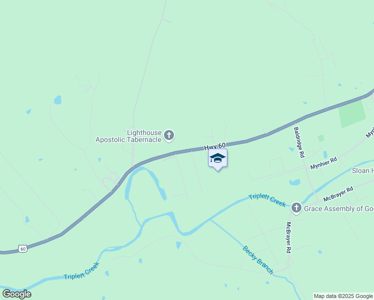 map of restaurants, bars, coffee shops, grocery stores, and more near 2660 U.S. 60 in Morehead