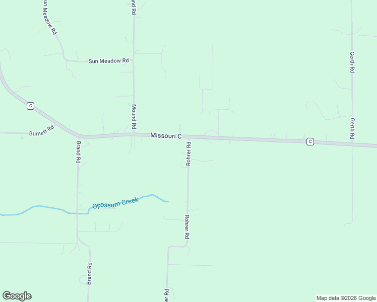 map of restaurants, bars, coffee shops, grocery stores, and more near 62 Rohrer Road in Bourbon