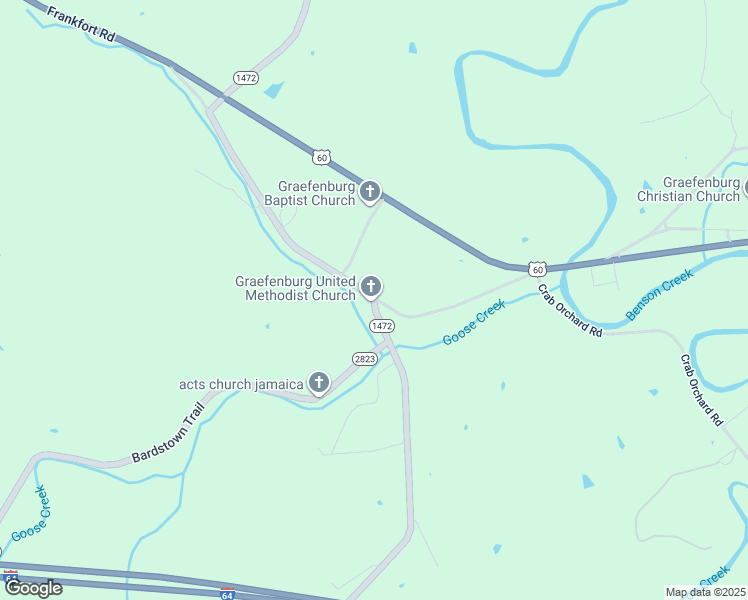 map of restaurants, bars, coffee shops, grocery stores, and more near 46 Grafenburg Road in Frankfort