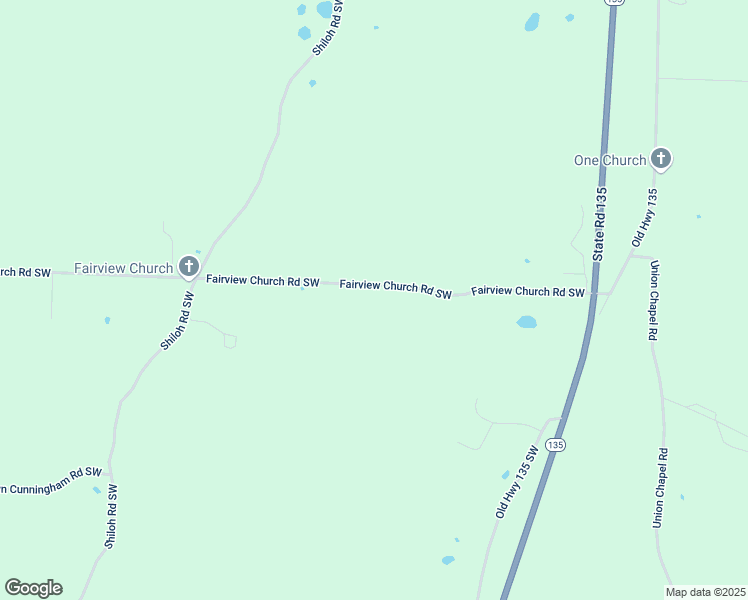 map of restaurants, bars, coffee shops, grocery stores, and more near 701-1499 Fairview Church Road Southwest in Corydon