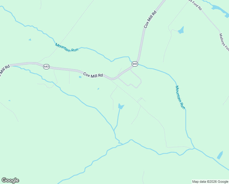 map of restaurants, bars, coffee shops, grocery stores, and more near 15380 Ridge Road in Gordonsville