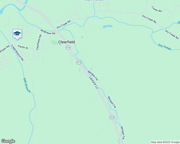 map of restaurants, bars, coffee shops, grocery stores, and more near 10 Whispering Pines in Clearfield
