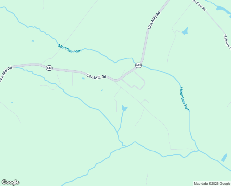 map of restaurants, bars, coffee shops, grocery stores, and more near 15380 Ridge Road in Gordonsville