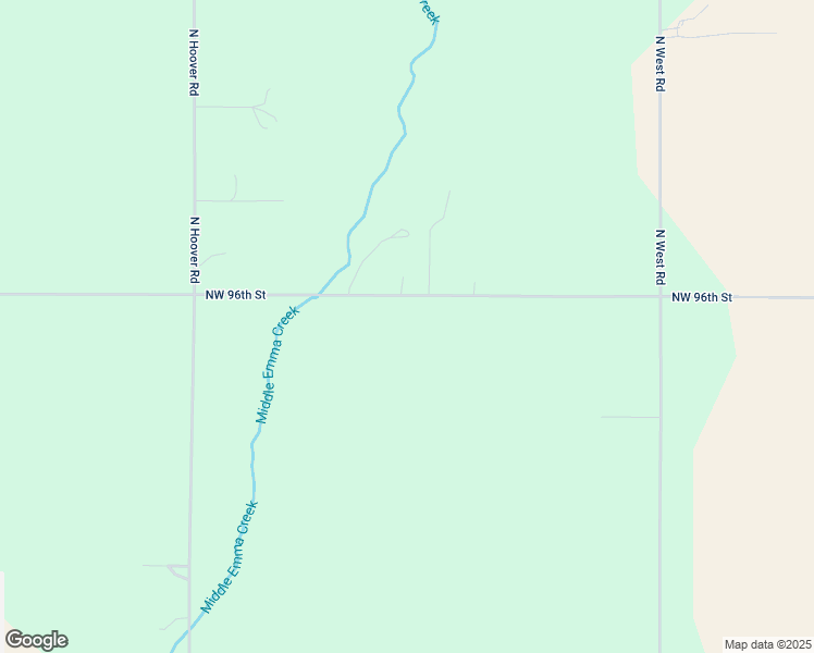 map of restaurants, bars, coffee shops, grocery stores, and more near 4201 Northwest 96th Street in Hesston