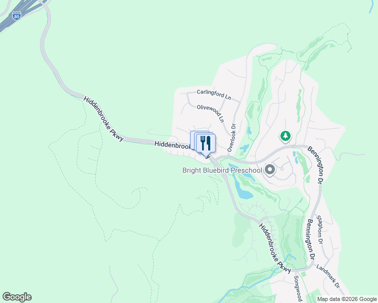 map of restaurants, bars, coffee shops, grocery stores, and more near 8380 Bennington Court in Vallejo