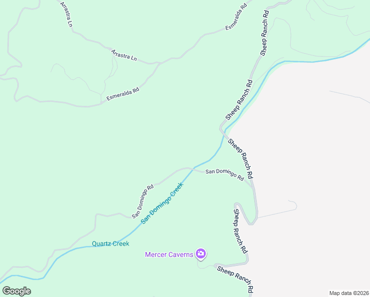 map of restaurants, bars, coffee shops, grocery stores, and more near 2690 San Domingo Road in Murphys