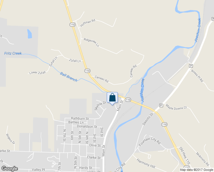 map of restaurants, bars, coffee shops, grocery stores, and more near 12560 Canaan Road in De Soto