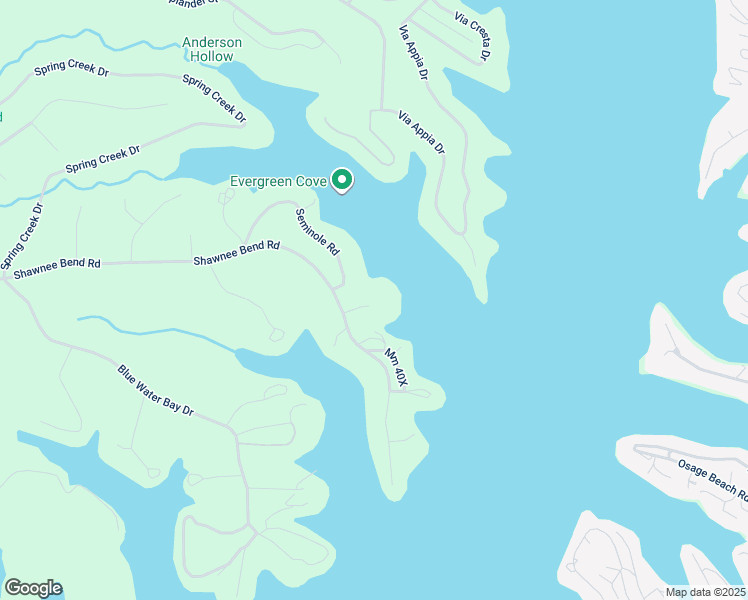 map of restaurants, bars, coffee shops, grocery stores, and more near 62 Evergreen Condo Drive in Sunrise Beach