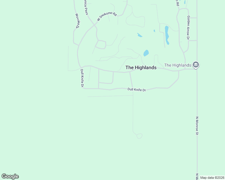 map of restaurants, bars, coffee shops, grocery stores, and more near 1208 Dull Knife Road in Hutchinson