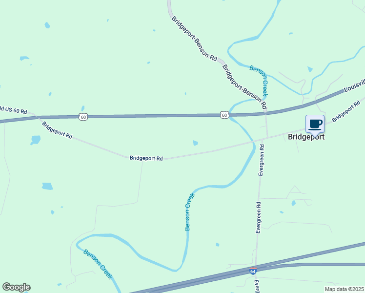 map of restaurants, bars, coffee shops, grocery stores, and more near 1200 Bridgeport Road in Frankfort