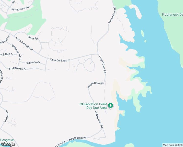 map of restaurants, bars, coffee shops, grocery stores, and more near 1103 Paradise Peak Road in Valley Springs