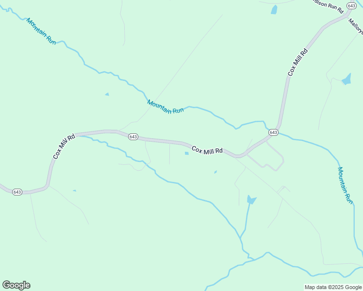 map of restaurants, bars, coffee shops, grocery stores, and more near 15292 Cox Mill Road in Gordonsville