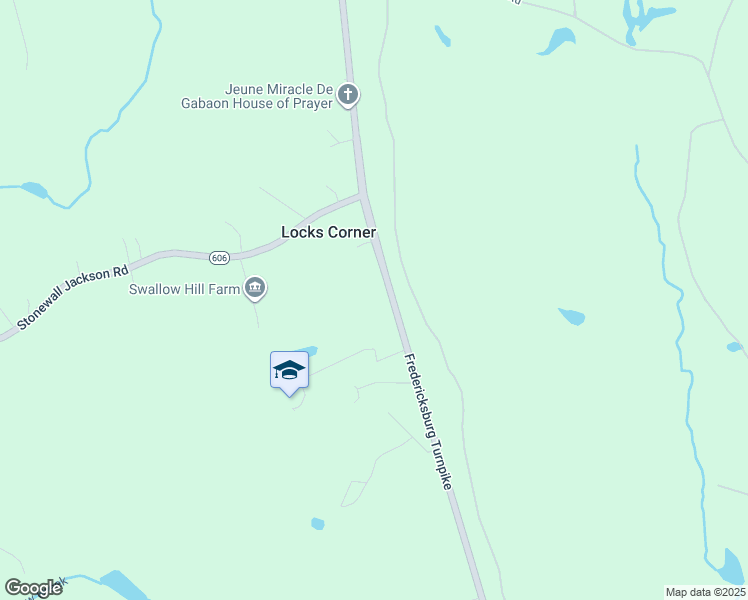 map of restaurants, bars, coffee shops, grocery stores, and more near 7330 Fredericksburg Turnpike in Woodford