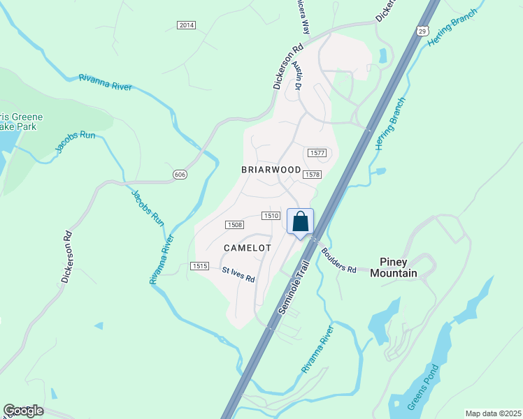 map of restaurants, bars, coffee shops, grocery stores, and more near 502 Jester Lane in Charlottesville