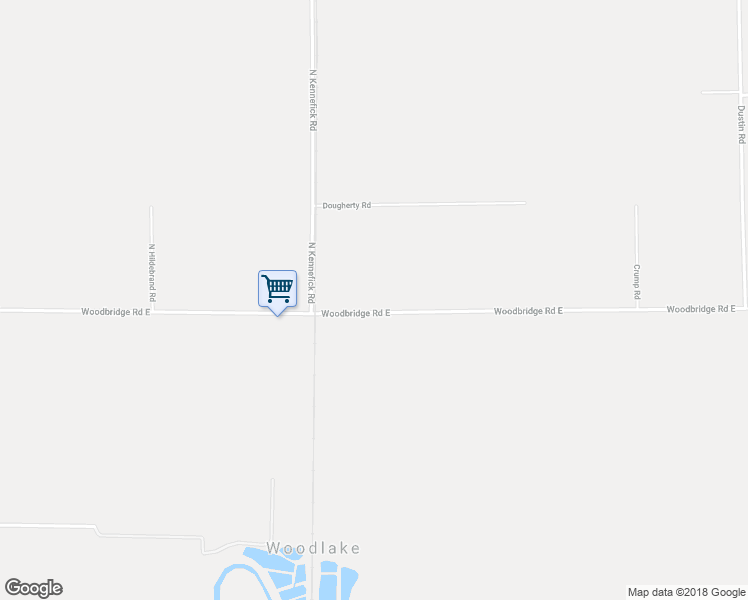 map of restaurants, bars, coffee shops, grocery stores, and more near 6231 Woodbridge Road East in Acampo