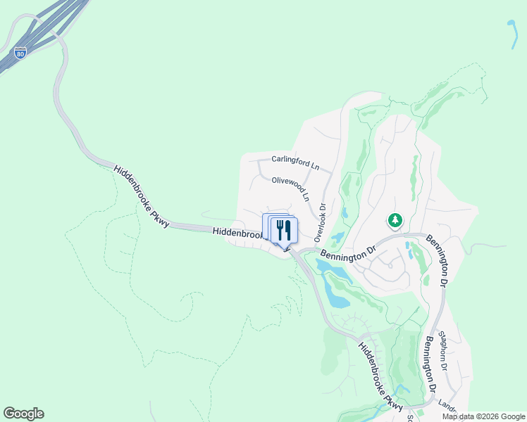 map of restaurants, bars, coffee shops, grocery stores, and more near 8198 Carlisle Way in Vallejo