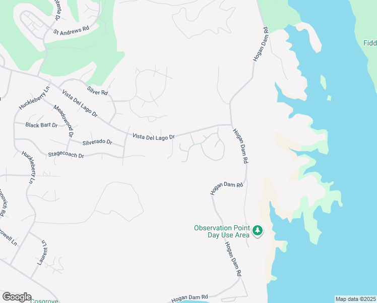 map of restaurants, bars, coffee shops, grocery stores, and more near Mockingbird Lane & Pelican Place in Valley Springs