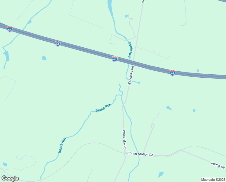 map of restaurants, bars, coffee shops, grocery stores, and more near 1599 Woodlake Road in Midway