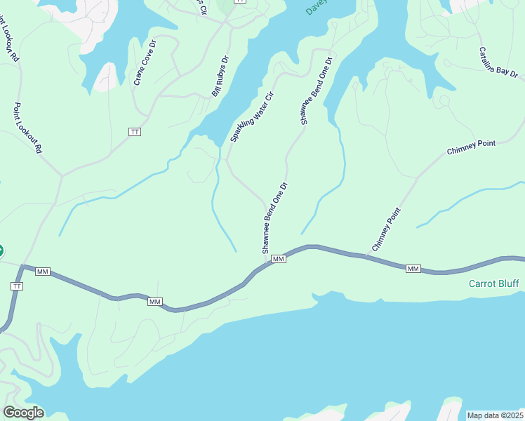 map of restaurants, bars, coffee shops, grocery stores, and more near Sparkling Water Circle in Sunrise Beach
