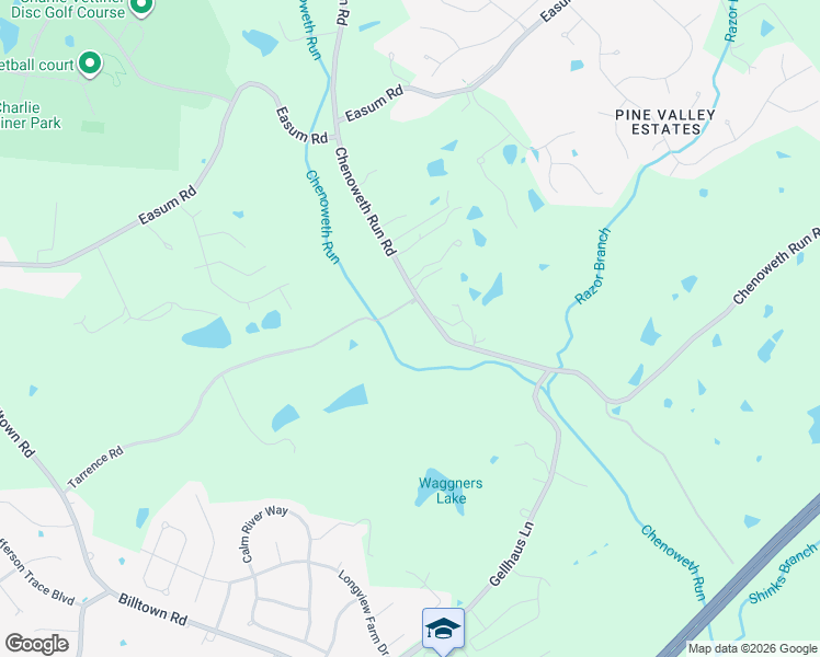 map of restaurants, bars, coffee shops, grocery stores, and more near 5606 Chenoweth Run Road in Louisville
