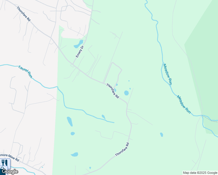 map of restaurants, bars, coffee shops, grocery stores, and more near 603 Thorofare Road in Crimora