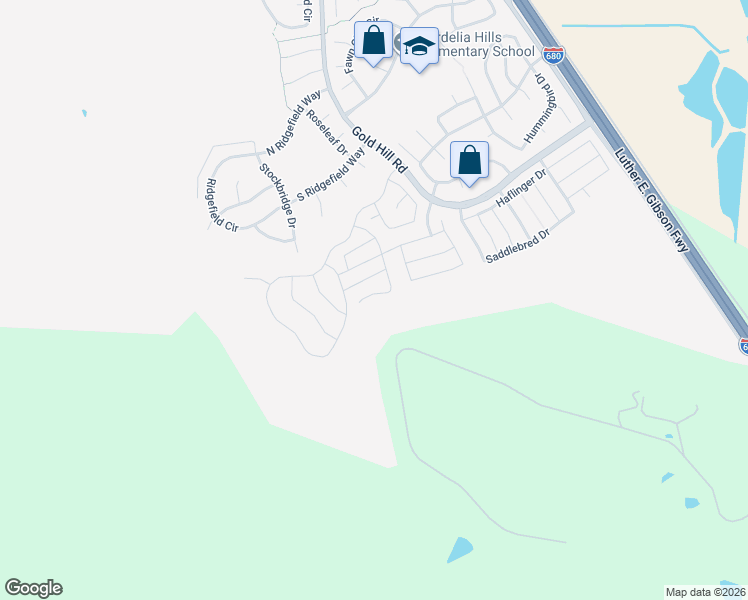 map of restaurants, bars, coffee shops, grocery stores, and more near 4736 Sweetwater Place in Fairfield